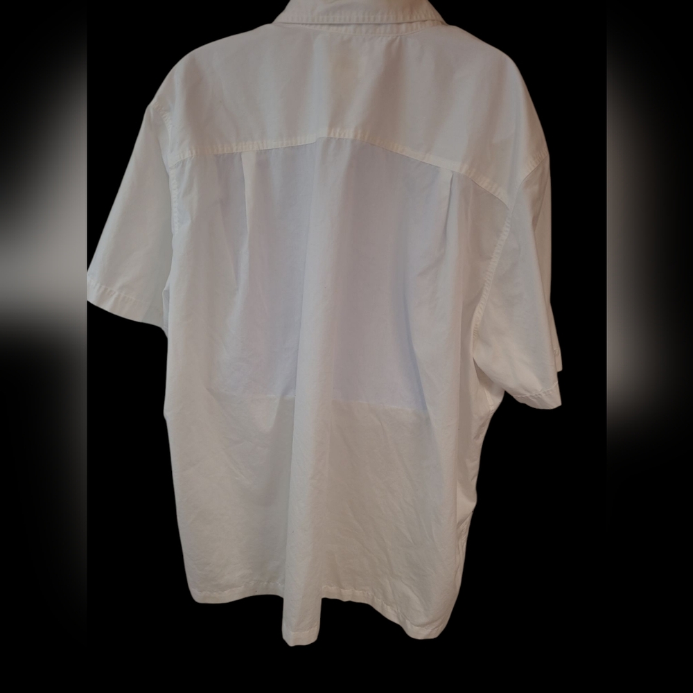 Men's HB Short Sleeve Button Down Shirt Size 3XLT - Picture 2 of 3